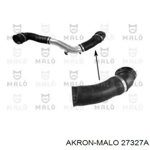 27327A Akron Malo tubo flexible de aire de sobrealimentación superior izquierdo