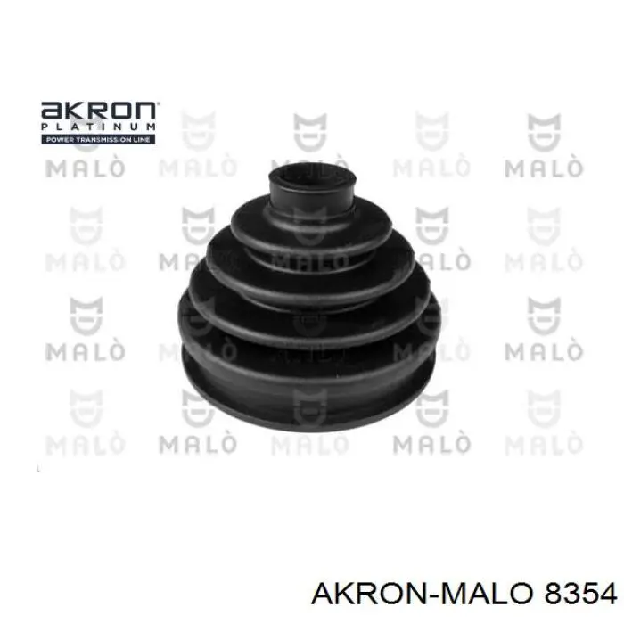 8354 Akron Malo tubo flexible de frenos trasero