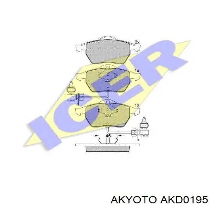 Pastillas de freno delanteras Audi A6 4F2