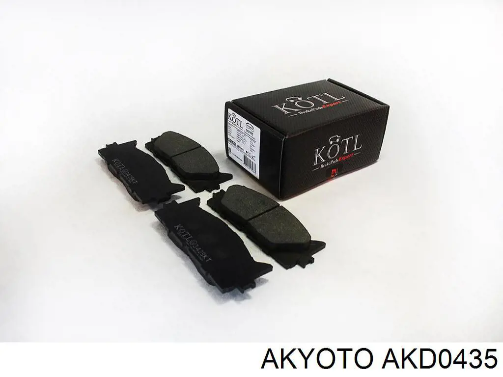 AKD0435 Akyoto pastillas de freno delanteras