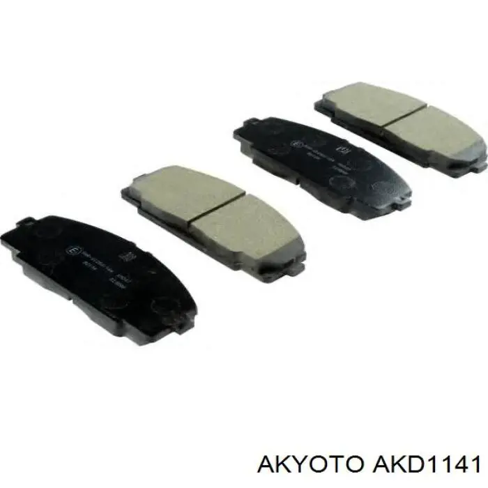 AKD1141 Akyoto pastillas de freno delanteras