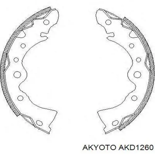 AKD1260 Akyoto pastillas de freno delanteras