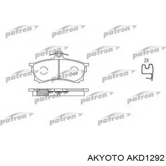 AKD1292 Akyoto pastillas de freno delanteras