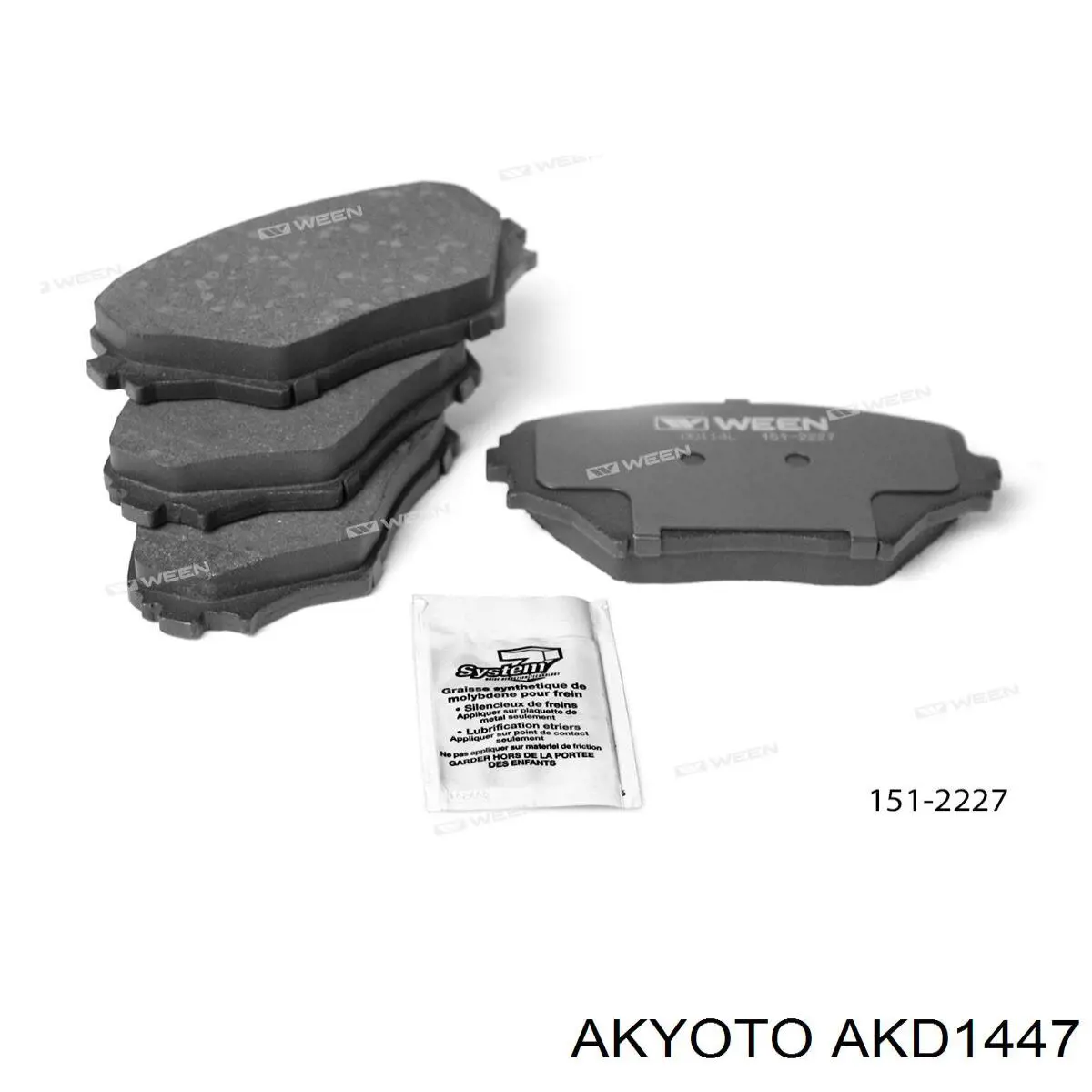 Pastillas de freno delanteras Toyota RAV4 2 XA2