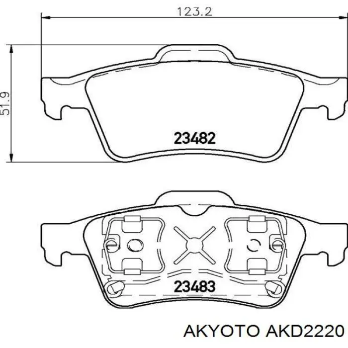 Pastillas de freno traseras Renault Espace 4 JK0