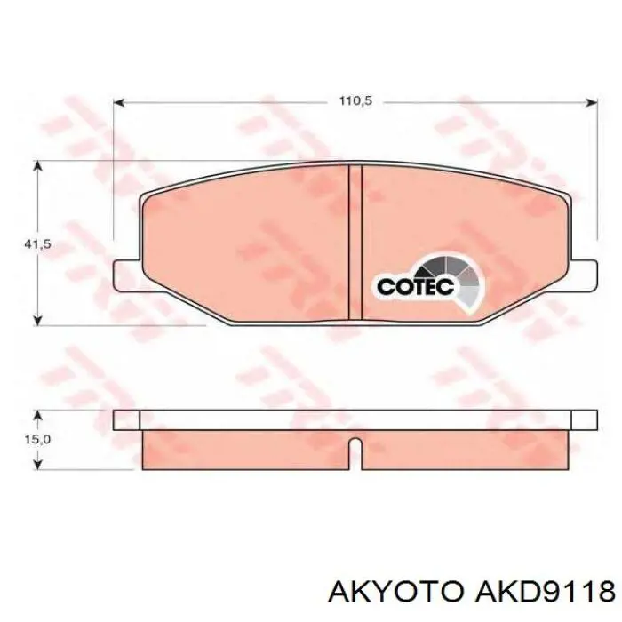 Pastillas de freno delanteras Suzuki Jimny FJ