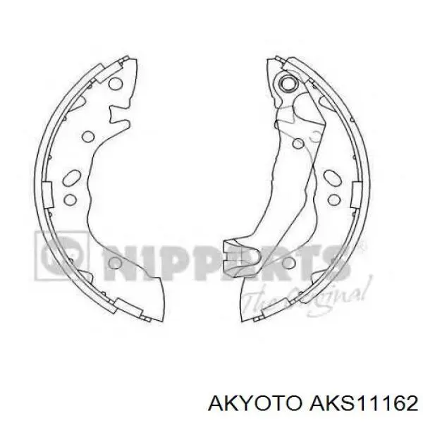 AKS-11162 Akyoto zapatas de frenos de tambor traseras