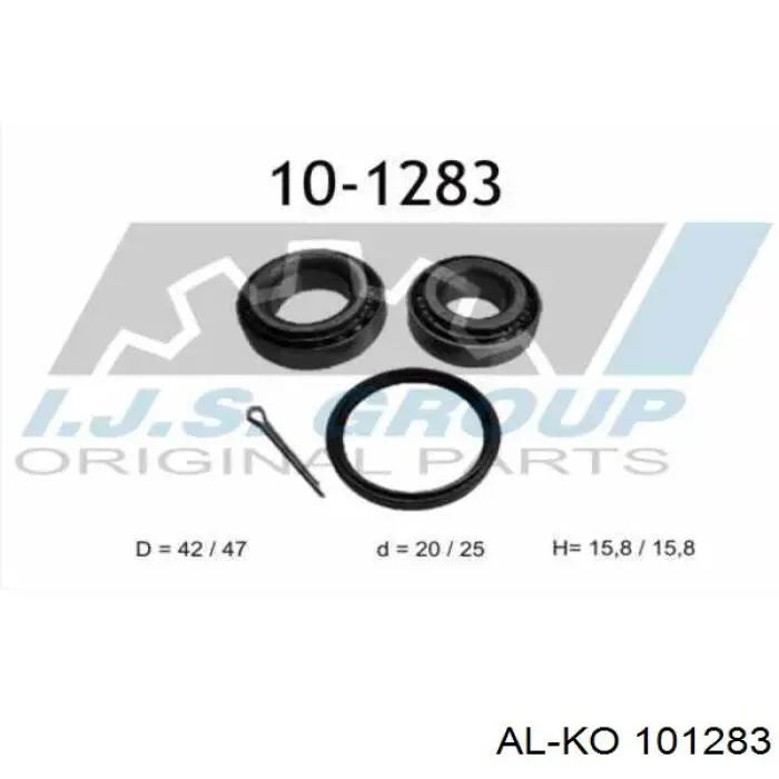 Amortiguador trasero 101283 Al-ko