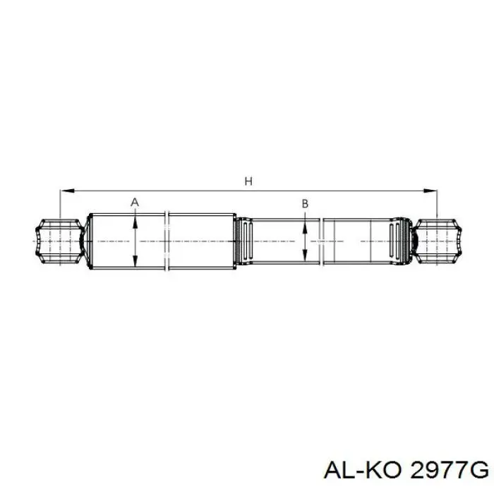 Amortiguador trasero Nissan Terrano 1 WD21