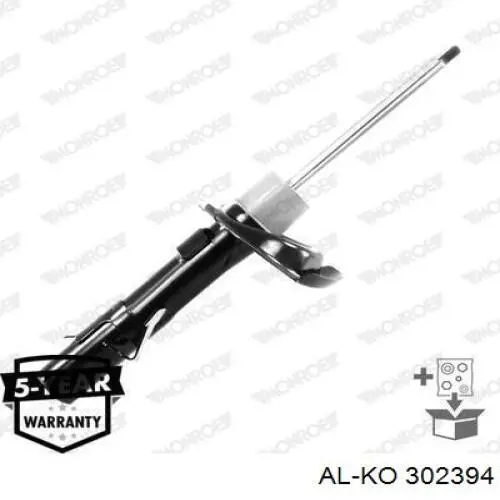 Amortiguador delantero derecho Al-ko 302394 precio, desde 57,02 EUR
