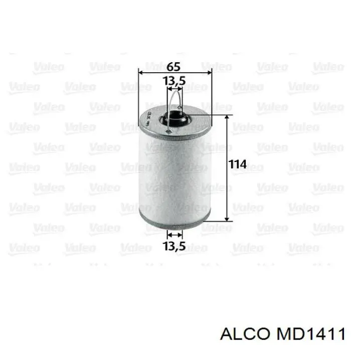 MD1411 Alco filtro combustible