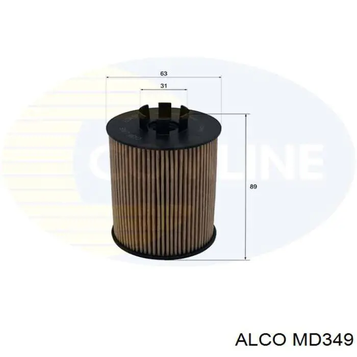 Filtro de aceite motor Alco MD349