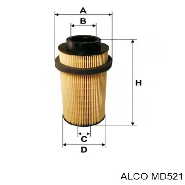 MD521 Alco filtro combustible