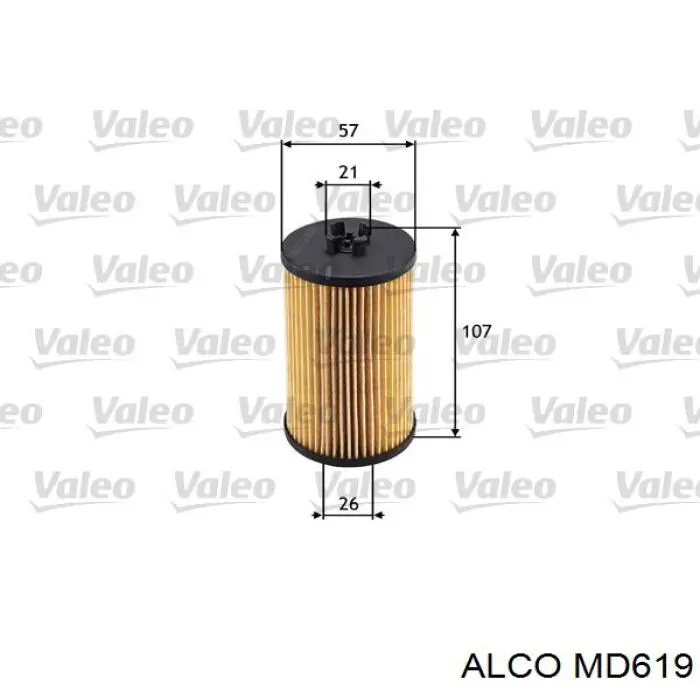 Filtro de aceite Opel Zafira P12