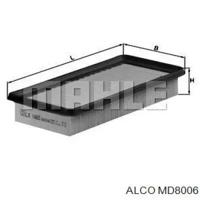 MD8006 Alco filtro de aire