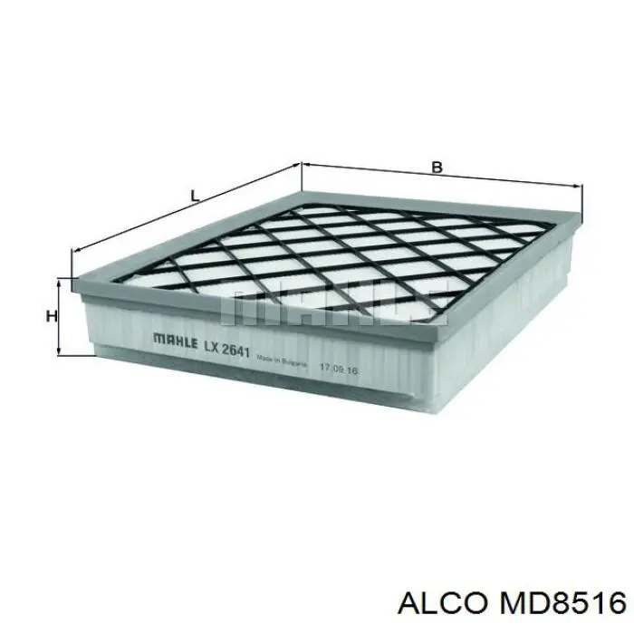 MD8516 Alco filtro de aire
