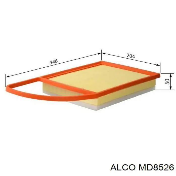 Filtro de aire Peugeot 308 1 4A, 4C