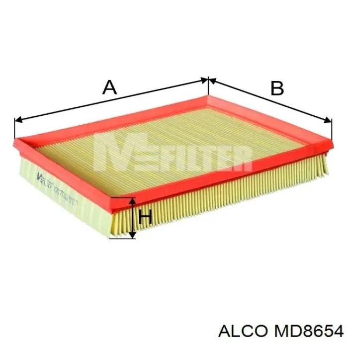 MD-8654 Alco filtro de aire