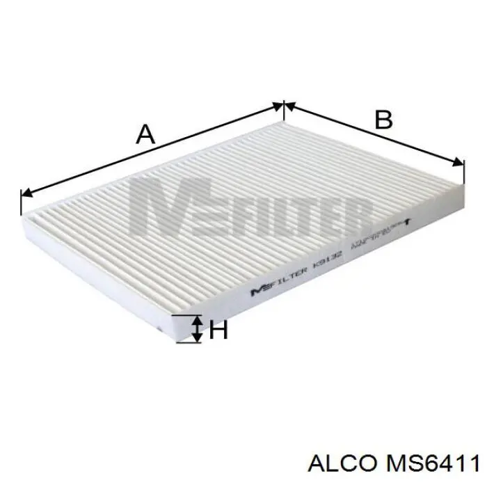 MS6411 Alco filtro de habitáculo