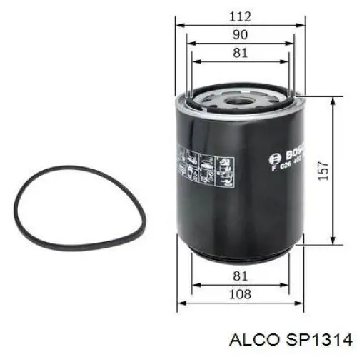 SP-1314 Alco filtro combustible