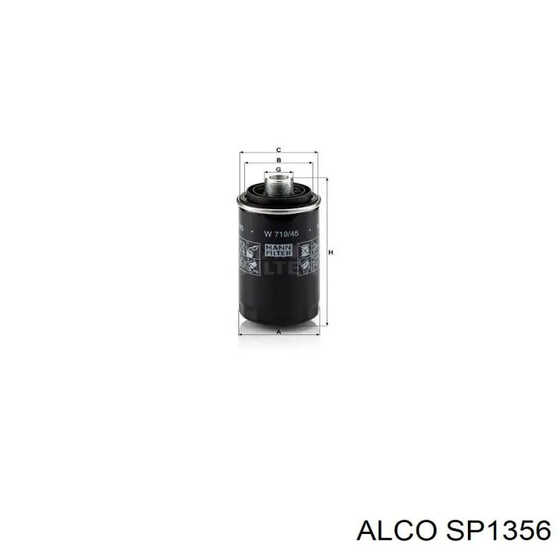 Filtro de aceite Alco SP1356 precio, desde 9,62 EUR