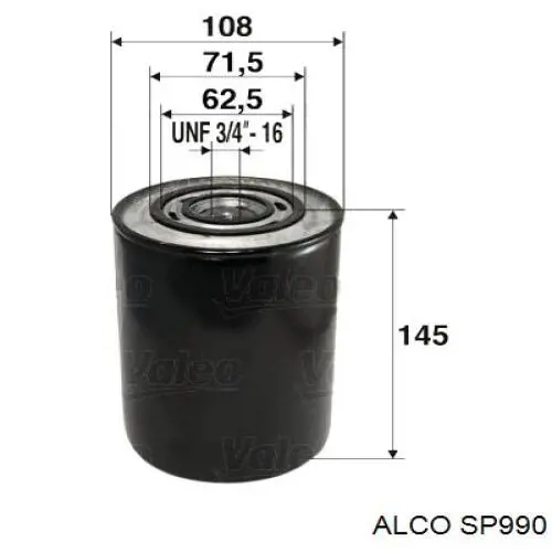 SP990 Alco filtro de aceite