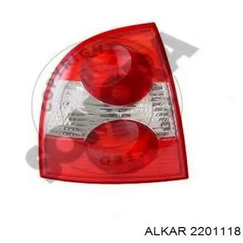 2201118 Alkar piloto posterior izquierdo