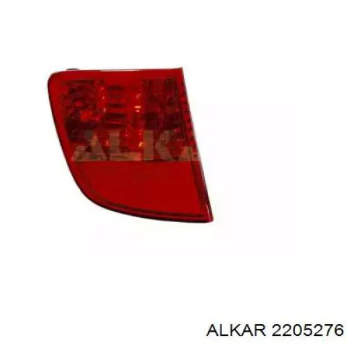 2205276 Alkar reflector, parachoques trasero, izquierdo