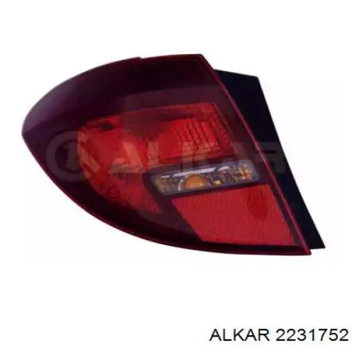 2231752 Alkar Piloto trasero exterior izquierdo