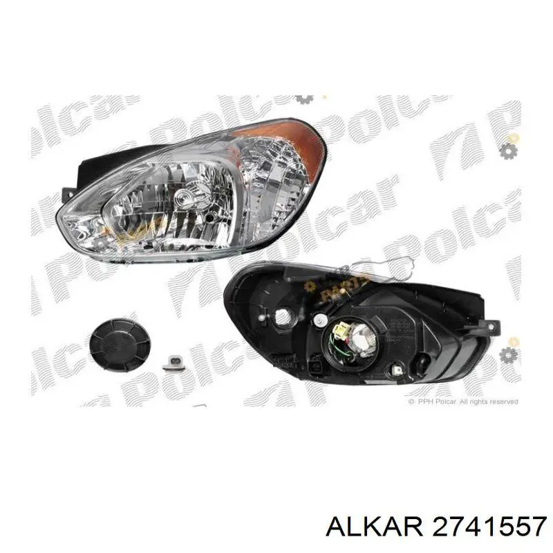 Faro izquierdo Hyundai Accent 3 MC