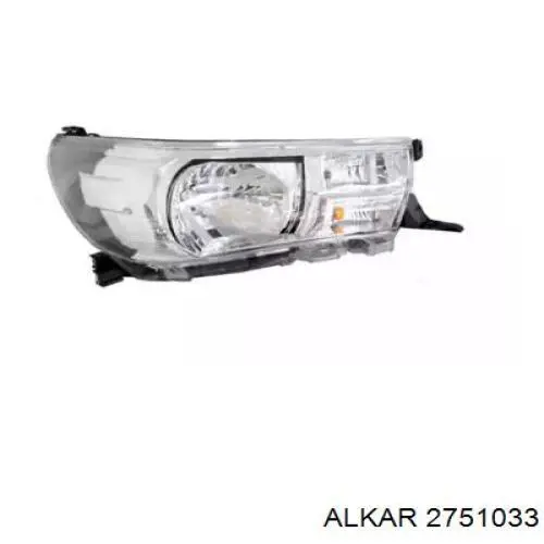 Faros delantero izquierdo para Toyota Hilux (GUN12, GUN13)