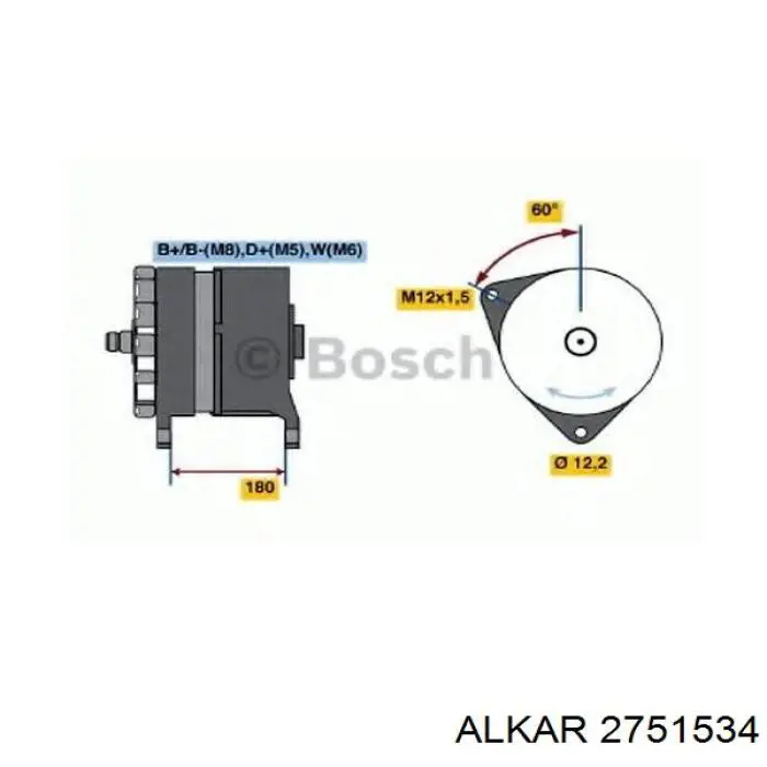 2751534 Alkar faro izquierdo