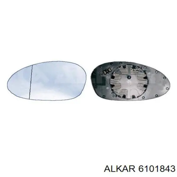 6101843 Alkar espejo retrovisor izquierdo