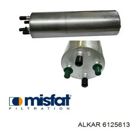 Espejo de retrovisor izquierdo 6125613 Alkar