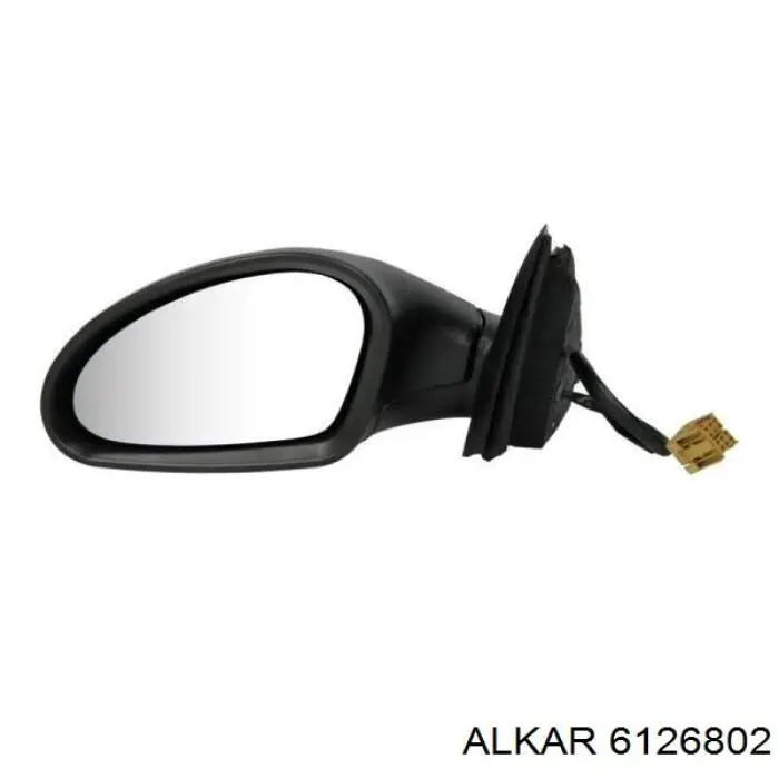 Espejo de retrovisor derecho 6126802 Alkar