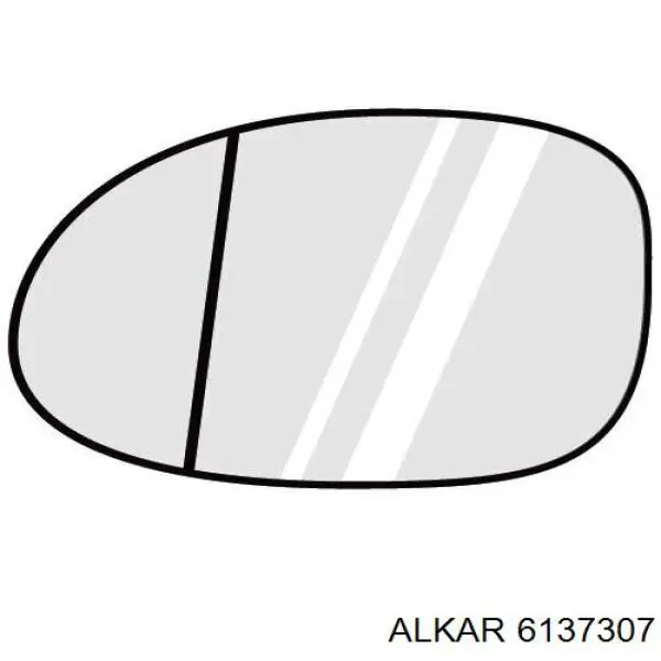6137307 Alkar espejo retrovisor izquierdo