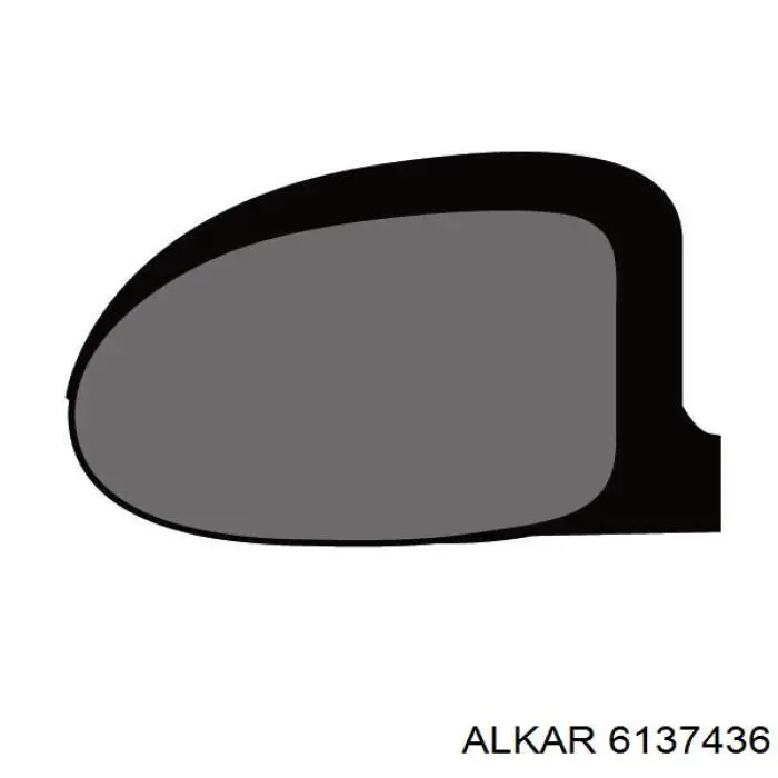 6137436 Alkar espejo retrovisor izquierdo
