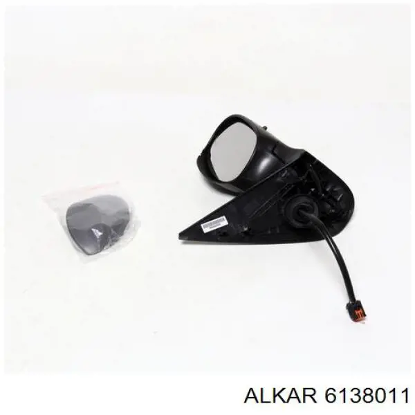Espejo de retrovisor derecho 6138011 Alkar