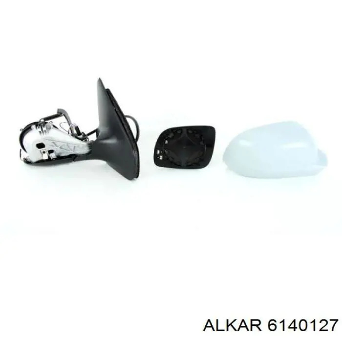 Espejo de retrovisor derecho 6140127 Alkar