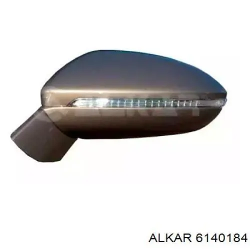 6140184 Alkar espejo retrovisor derecho