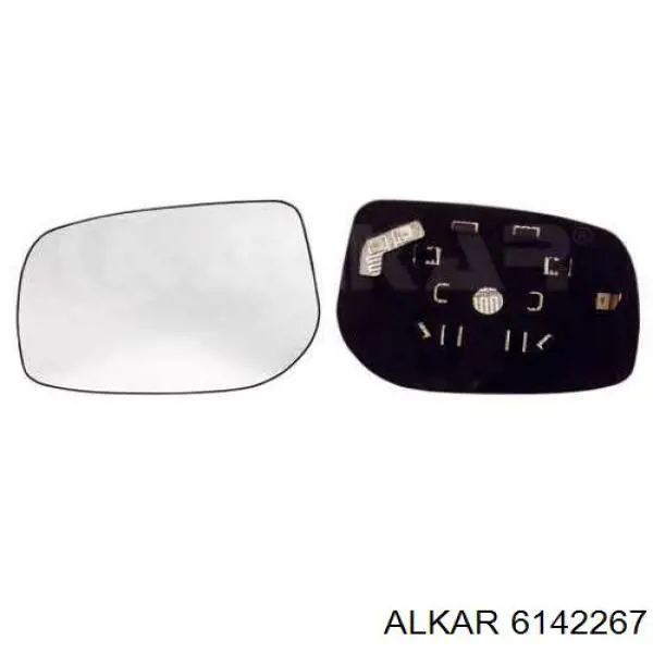 6142267 Alkar espejo retrovisor derecho