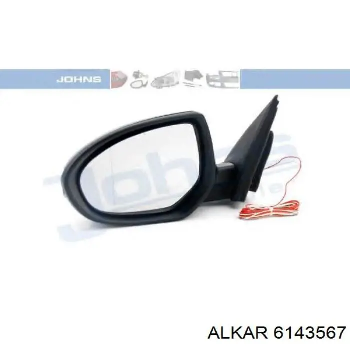 Espejo izquierdo Alkar 6143567 precio, desde 104,54 EUR
