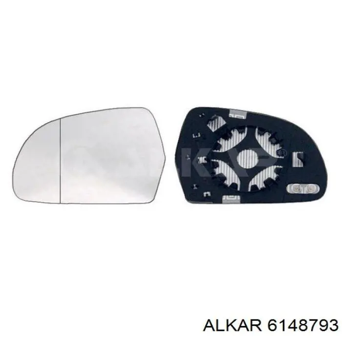 6148793 Alkar espejo retrovisor derecho