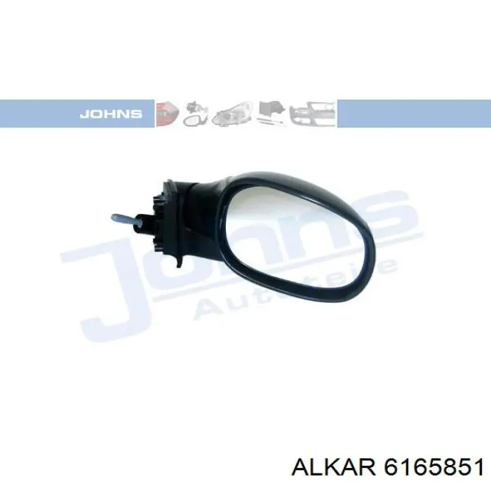 Comprar 6165851 Alkar Espejo de retrovisor derecho