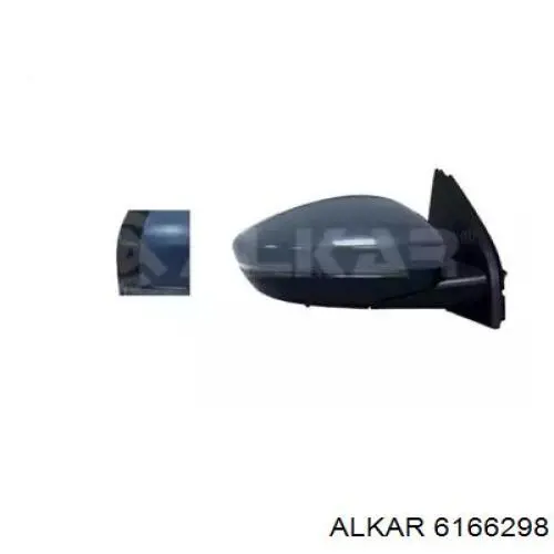 6166298 Alkar espejo retrovisor derecho