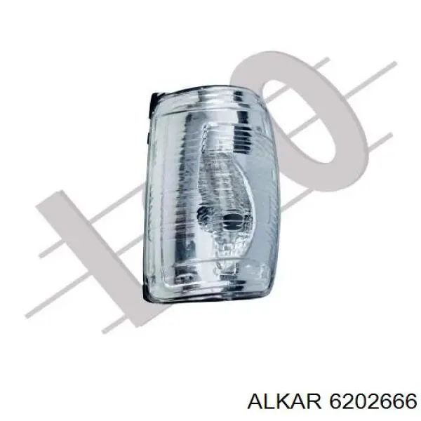 6202666 Alkar luz intermitente de retrovisor exterior derecho