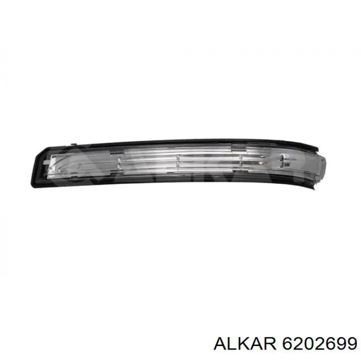 Luz intermitente del espejo retrovisor derecho A1698201221 Mercedes