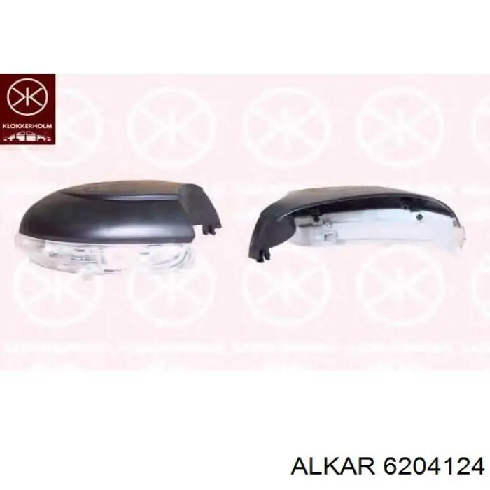6204124 Alkar luz intermitente de retrovisor exterior derecho