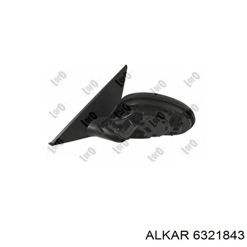 6321843 Alkar cubierta, retrovisor exterior izquierdo