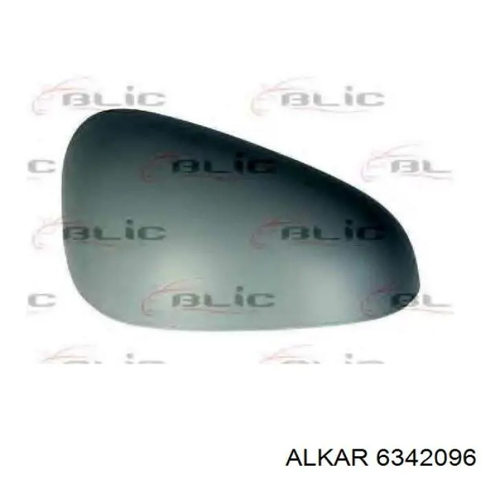 1P0857538 VAG Cubierta de espejo retrovisor derecho